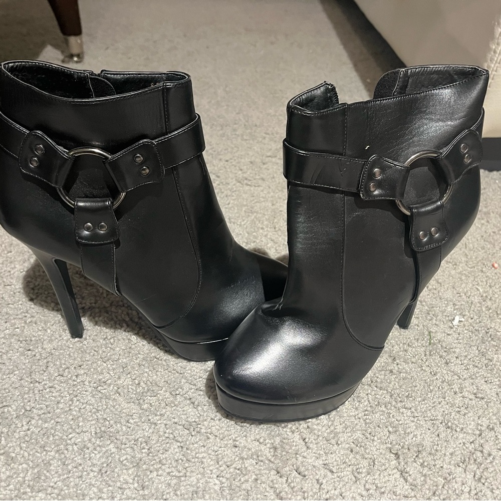 Black Booties By Charles By Charles David. Never … - image 1